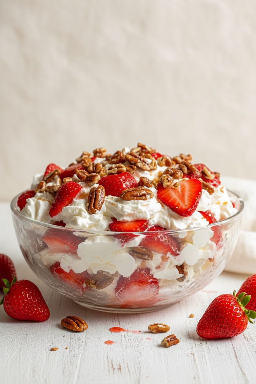 My Favorite Strawberry Pretzel Dessert Salad