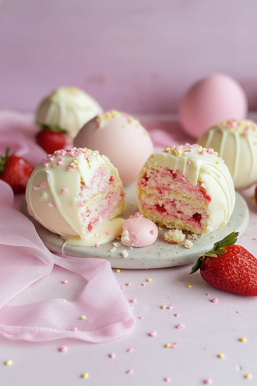 My Favorite Strawberry Shortcake Easter Egg Bombs