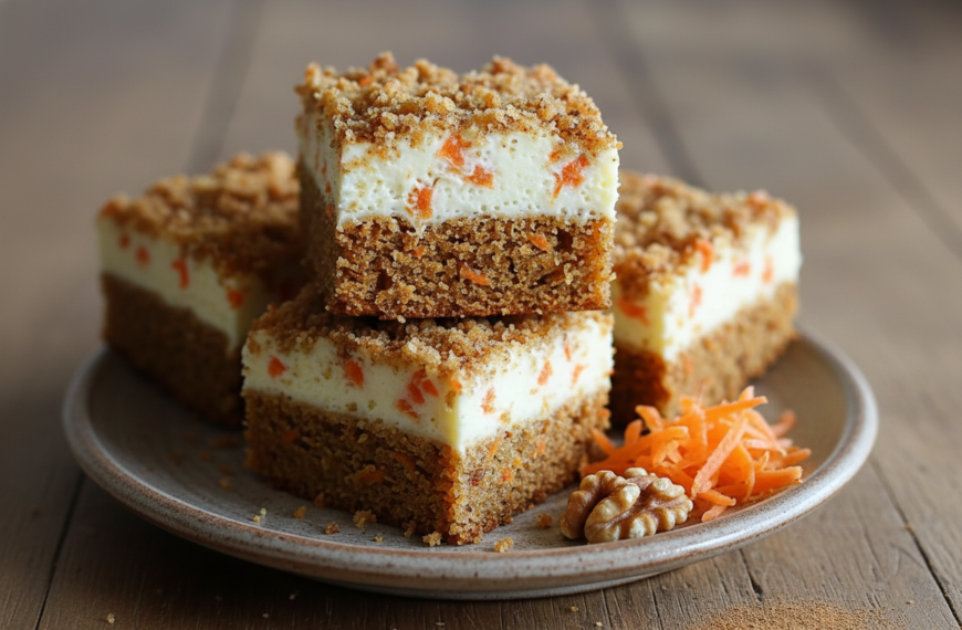 My Ultimate Swirled Carrot Cake Bars