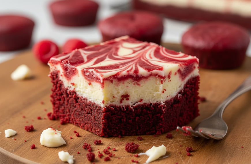 My Ultimate Swirled Red Velvet Cheesecake Brownies