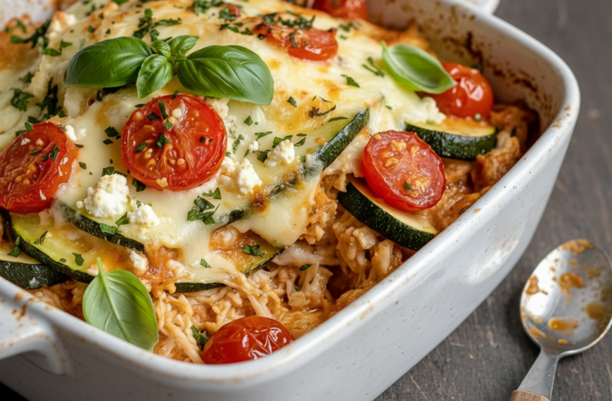 My Go-To Chicken Zucchini Bake