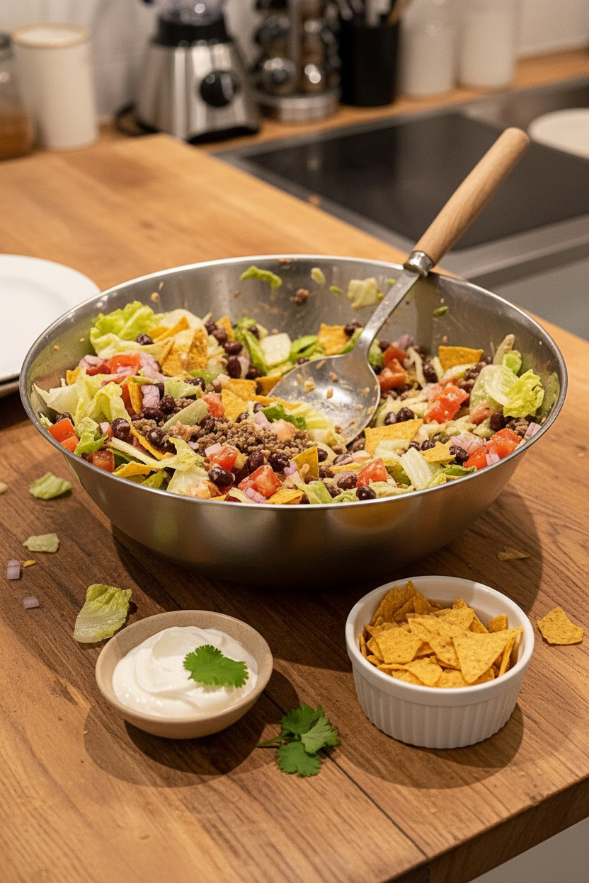 My Go-To Crunchy Taco Salad Recipe