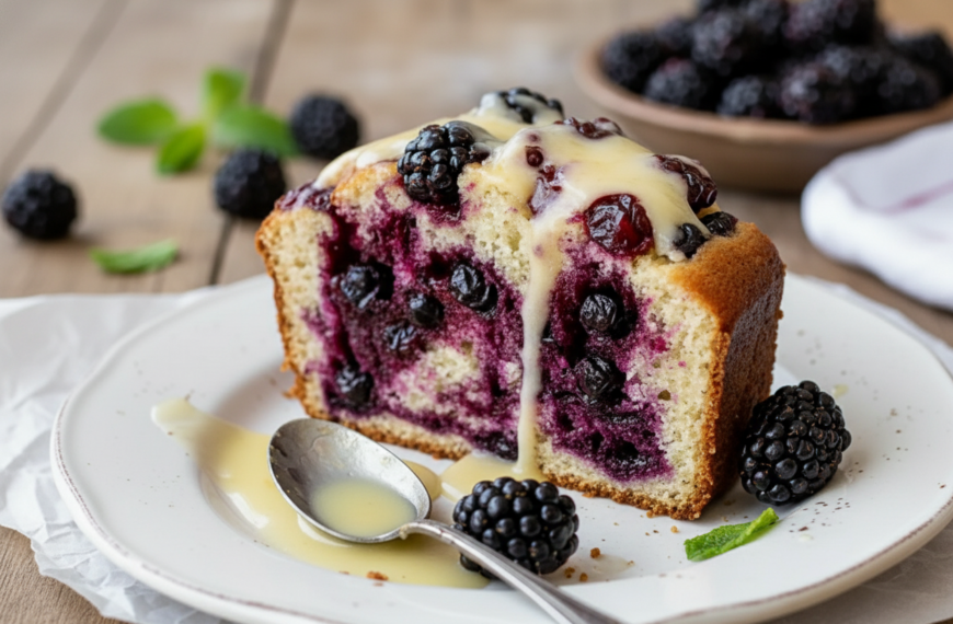 My Favorite Moist Blackberry Loaf Recipe