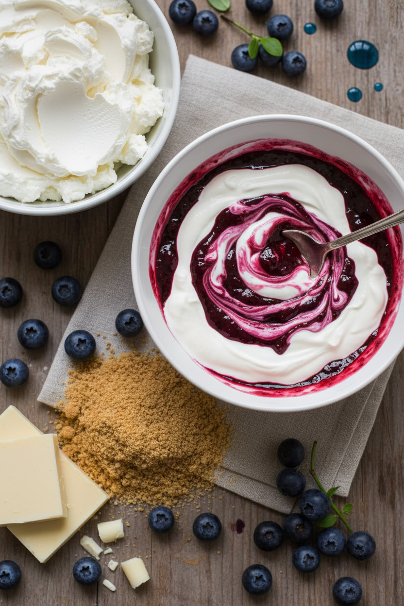 My Go-To White Chocolate Blueberry Cheesecake Cupcakes