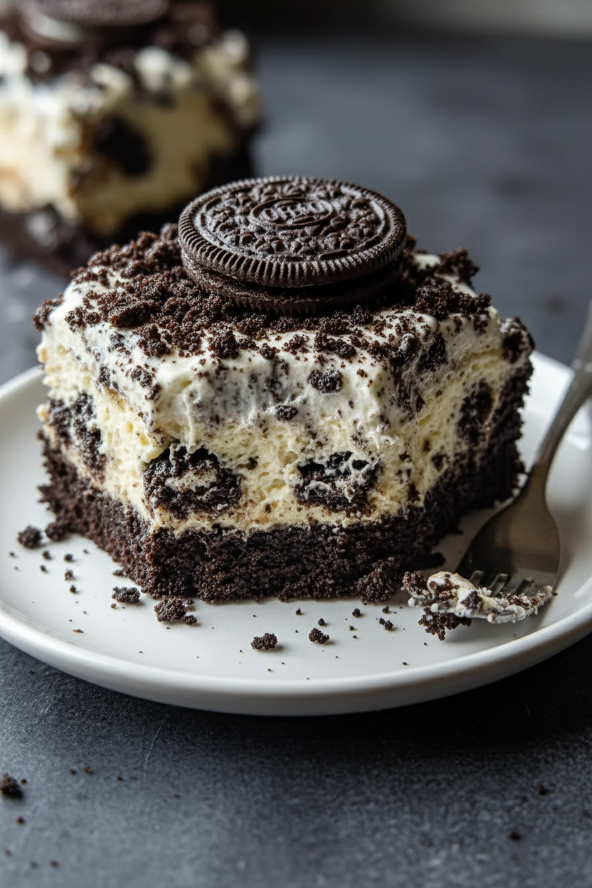 My Gooey Chocolate Oreo Dump Cake