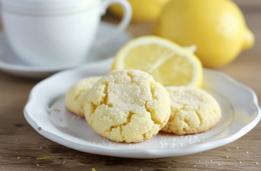My Favorite Gooey Lemon Cream Cheese Cookies