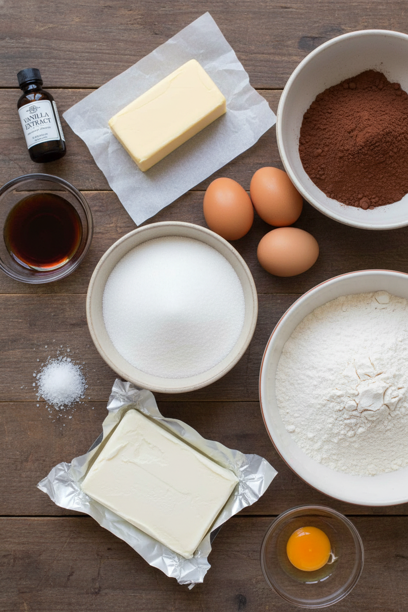 My Gooey Marbled Red Velvet Brownies