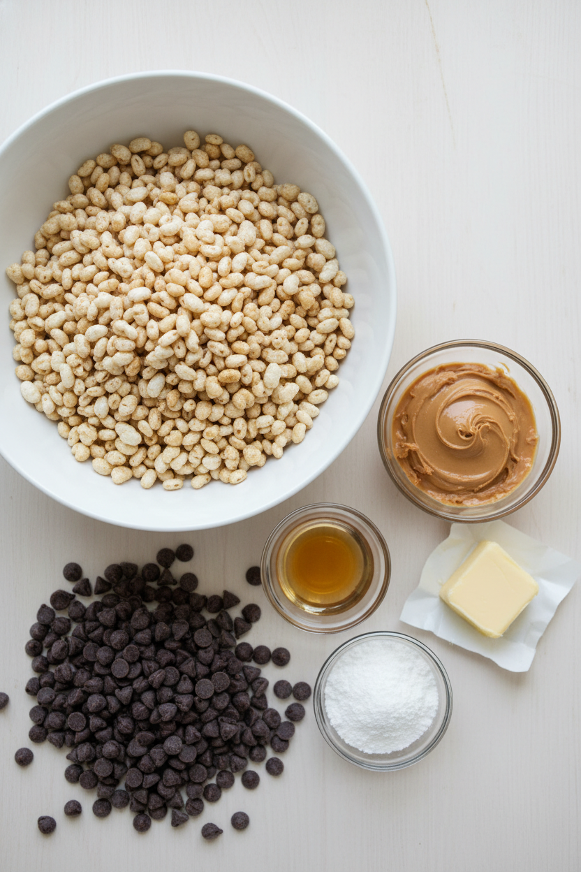 My Gooey Muddy Buddy Rice Krispie Treats