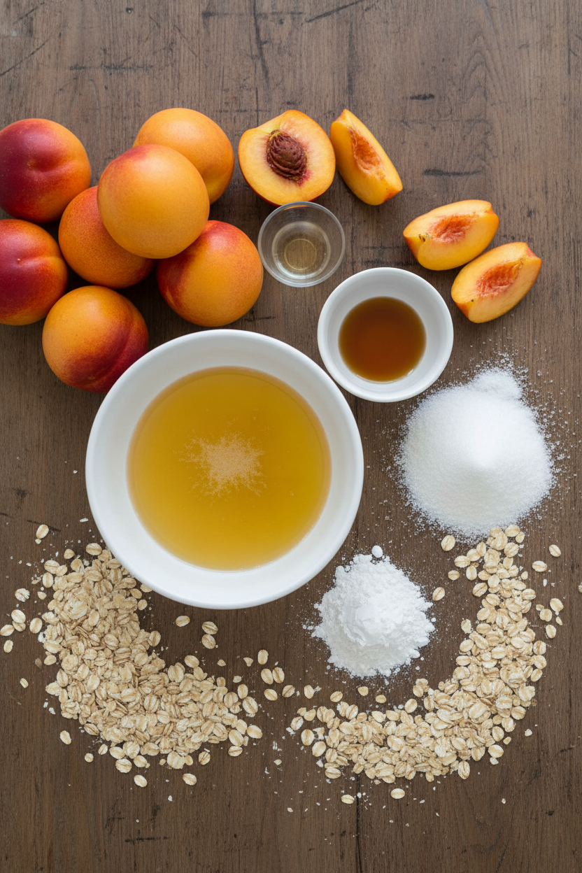 My Homemade Nectarine Crisp Baking Experience