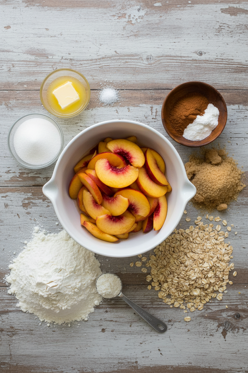 My Homemade Peach Crisp Baker s Guide