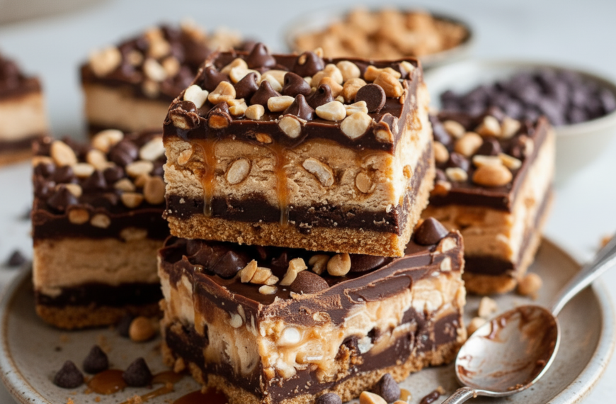 My Gooey Four Layer Bar Masterpiece