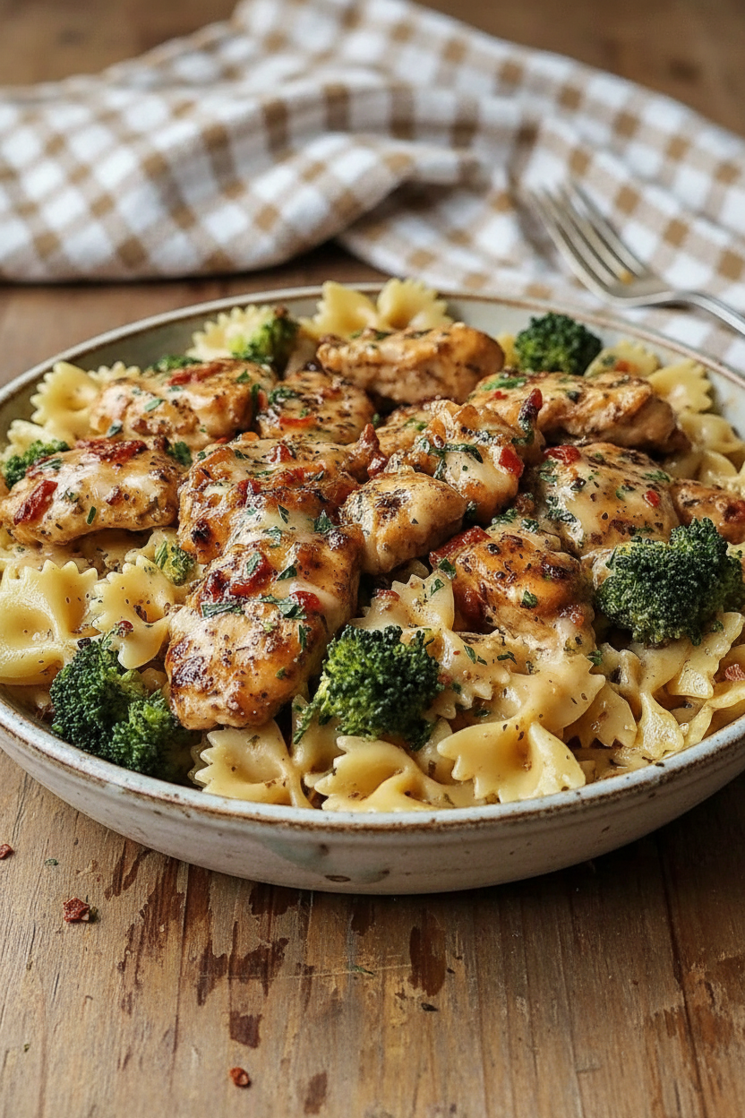 My Zesty Cowboy Butter Chicken Pasta