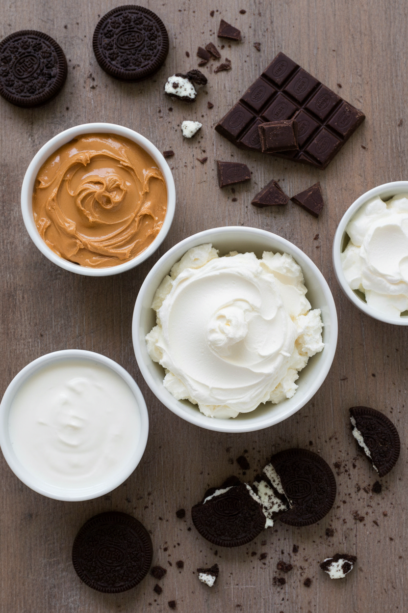 No-Bake Chocolate Peanut Butter Dream Pie