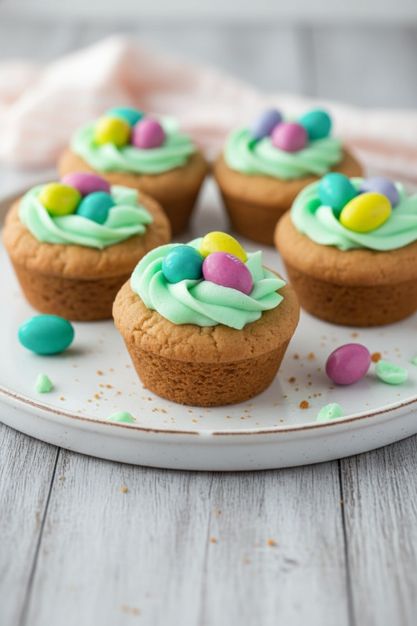 Peanut Butter Easter Basket Cookie Cups Recipe