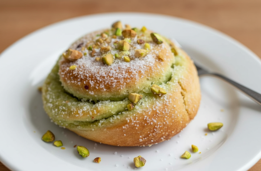 My Go-To Pistachio Muffins with Crunchy Streusel