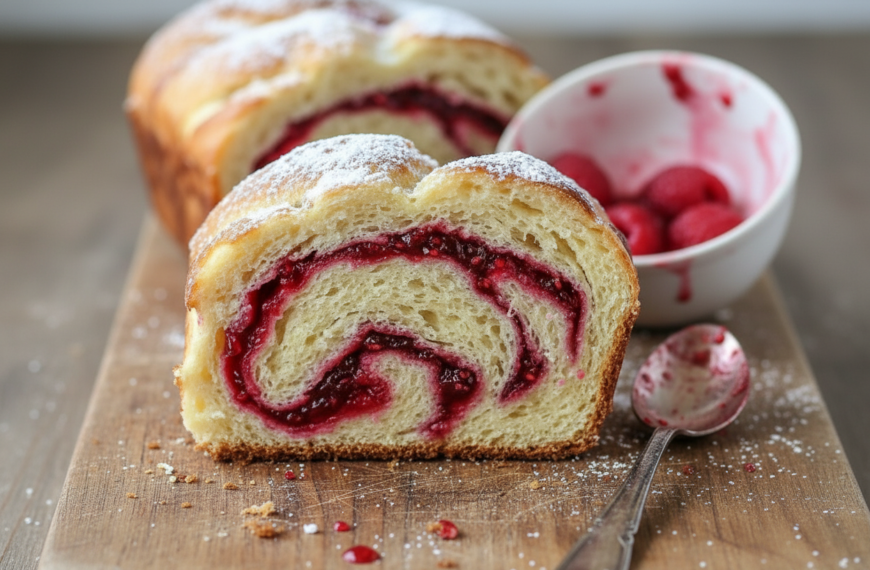 My Raspberry Brioche Masterpiece
