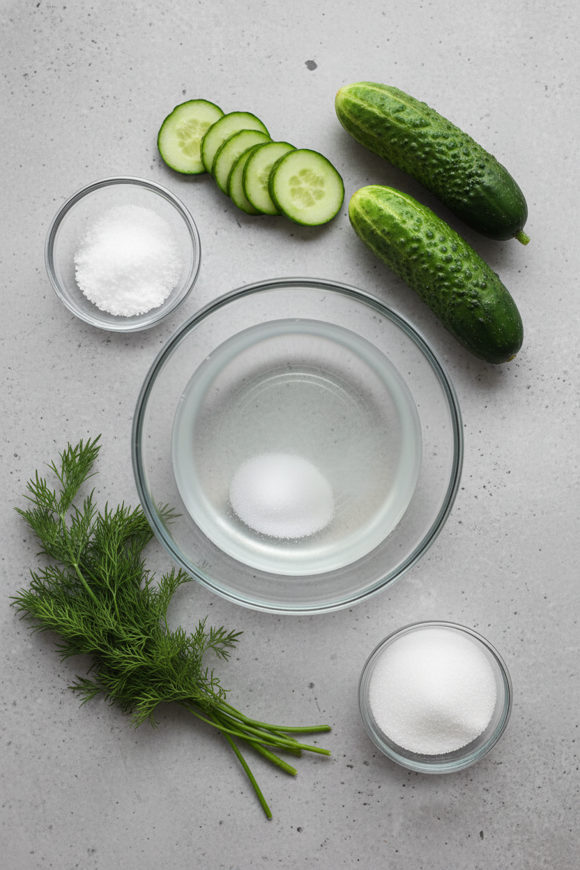 Quick Homemade Dill Pickles by a Home Cook