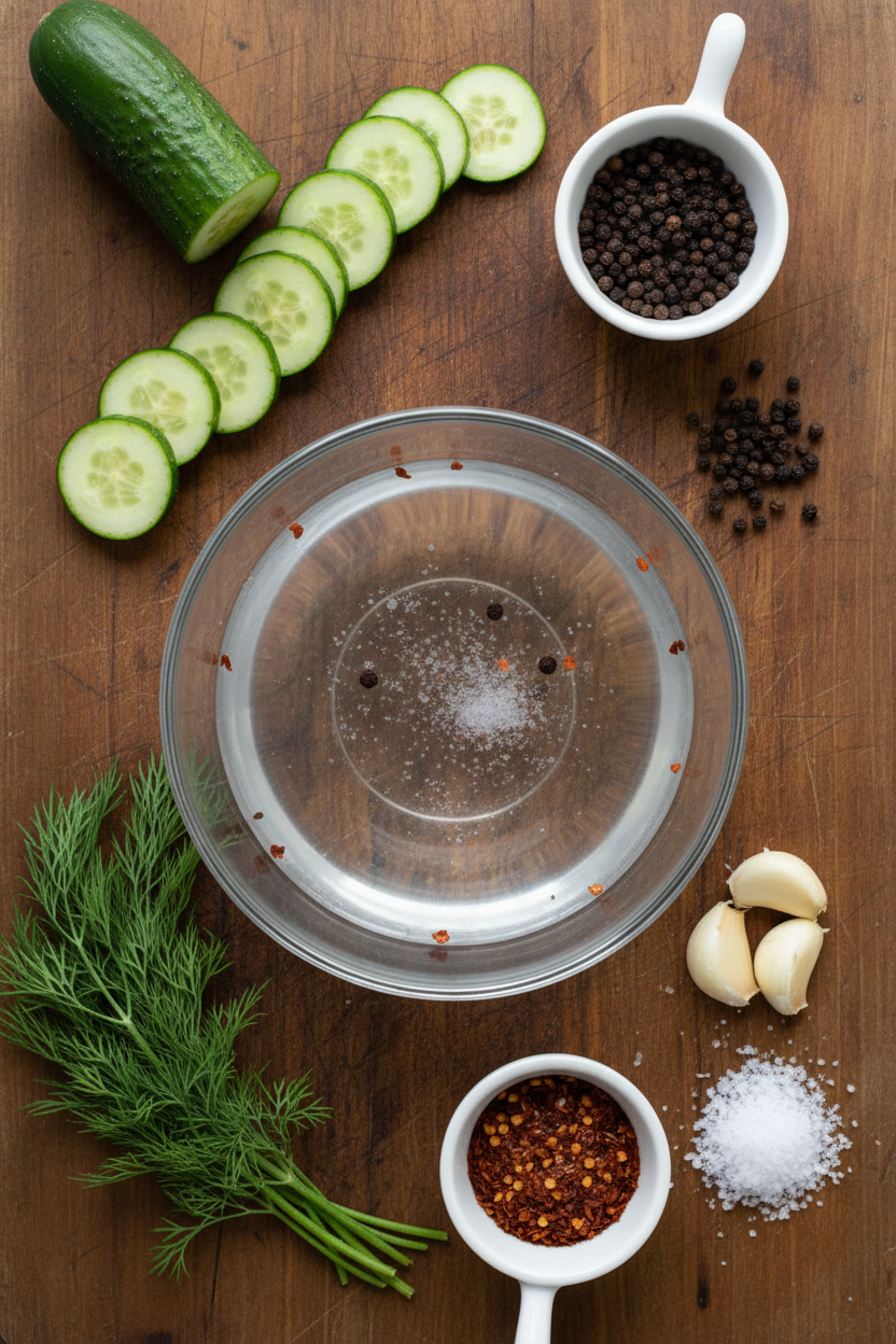 Simple Refrigerator Dill Pickles by a Home Cook