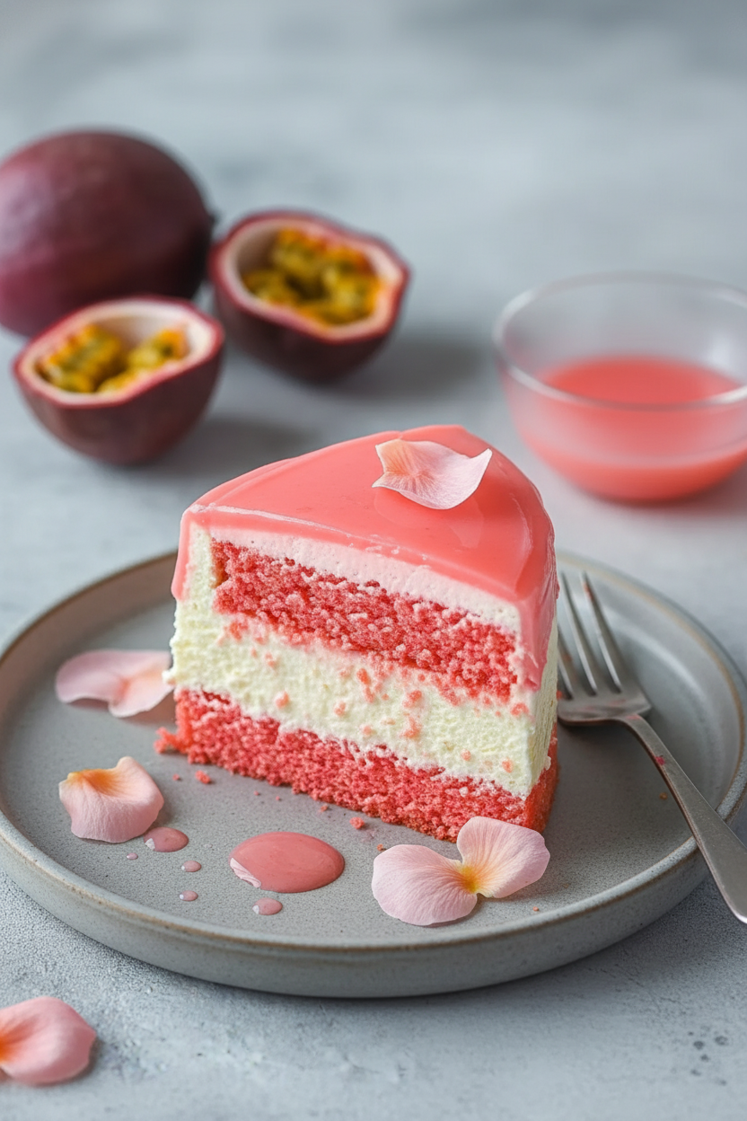 Tropical Guava Cream Cheese Cake Recipe