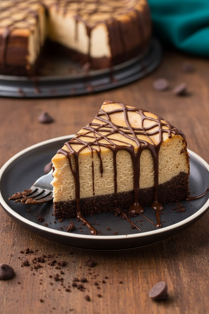 Ultimate Peanut Butter Brownie Cheesecake Recipe