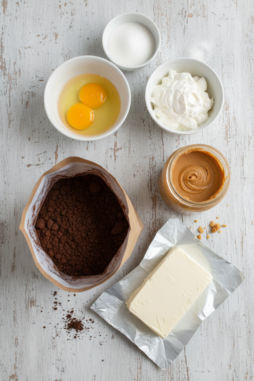 Ultimate Peanut Butter Brownie Cheesecake Recipe