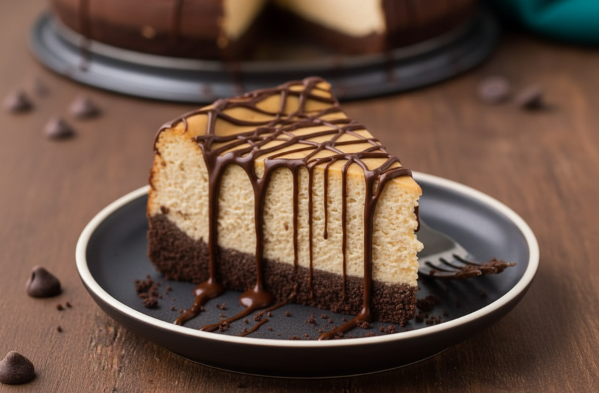 My Ultimate Peanut Butter Brownie Cheesecake Creation