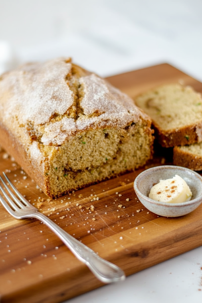 Zesty Cinnamon Zucchini Bread by Baker Mia
