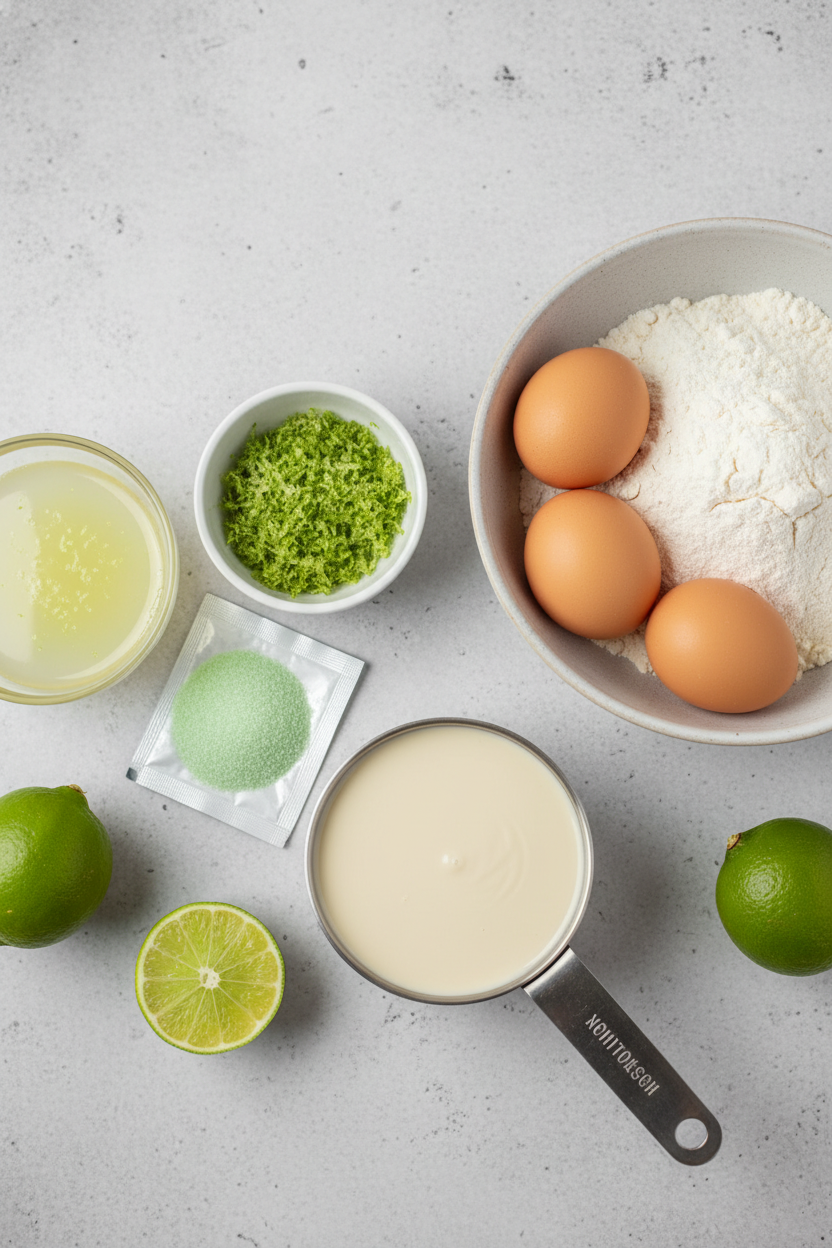 Zesty Lime Gelatin Cake with Creamy Frosting