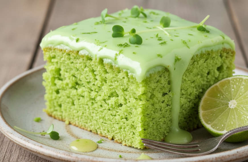 My Ultimate Zesty Lime Gelatin Cake