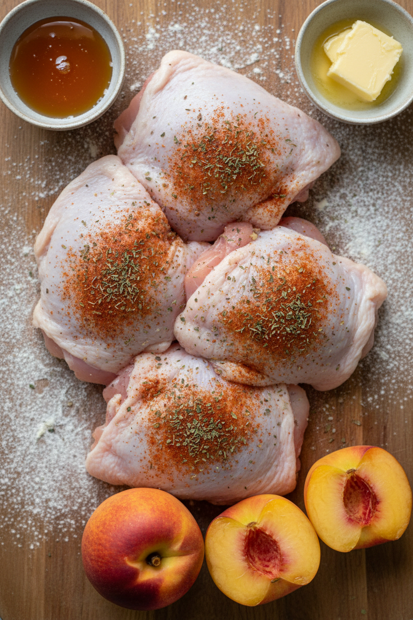 Chef Shares Peach Honey Butter Chicken Recipe