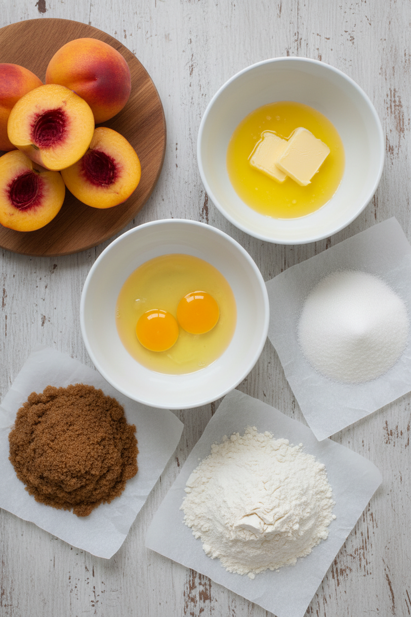 Home Baker Shares Easy Caramelized Peach Cake