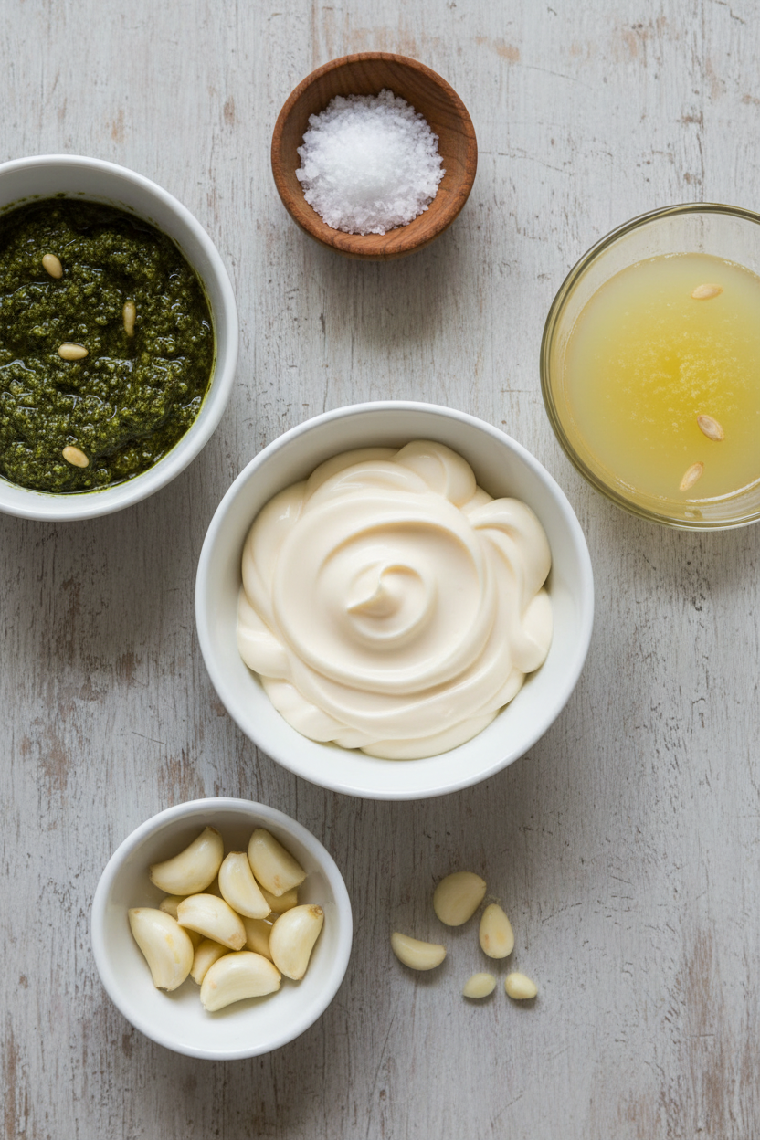 Pesto Mayo Sauce Quick Blend by Chef