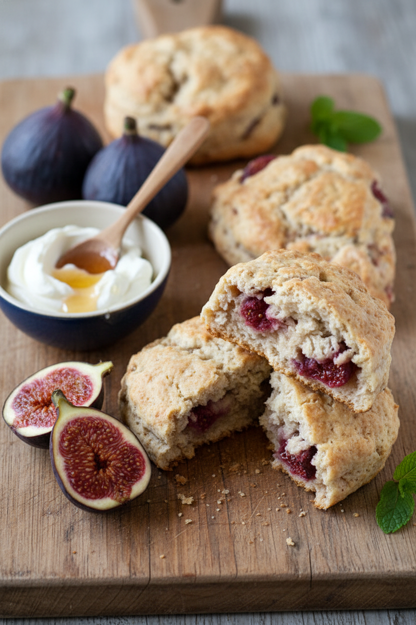 Seasoned Baker Shares Fig Walnut Scone Recipe