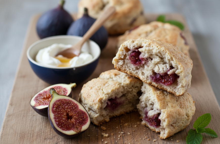 Seasoned Baker Shares Fig Walnut Scone Recipe