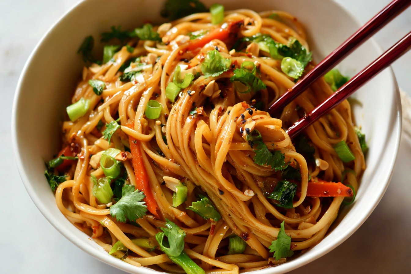 20 Minute Spicy Thai Noodles