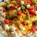 Chicken Bacon Ranch Pasta Salad (Easy Make-Ahead Recipe) Chicken Bacon Ranch Pasta Salad (Easy Make-Ahead Recipe)