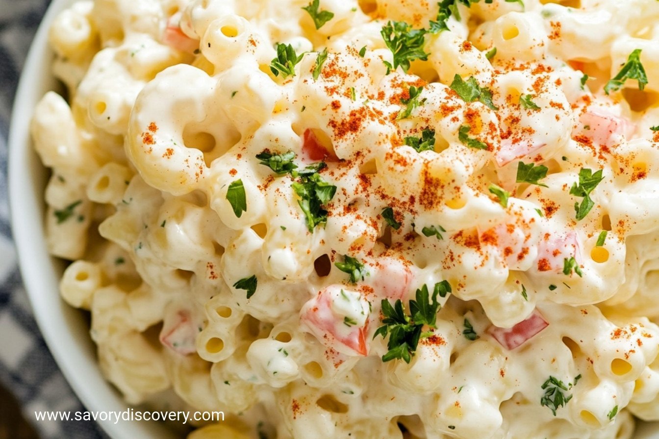 Creamy Amish Macaroni Salad Recipe