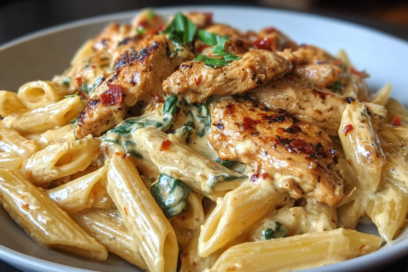 Creamy Cajun Chicken Penne Pasta