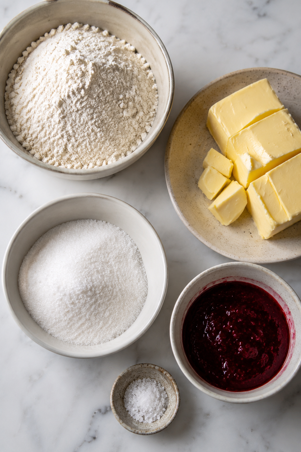 Five Ingredient Raspberry Shortbread Bars
