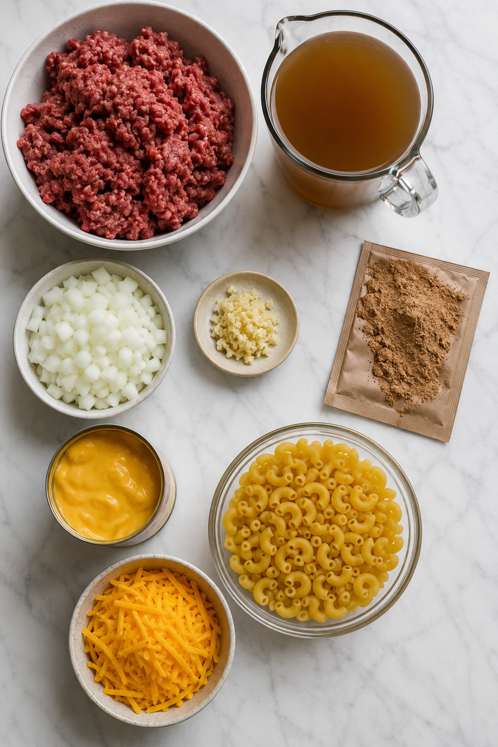Hearty Cheesy Hamburger Skillet - Easy One-Pan Dinner for Busy Nights
