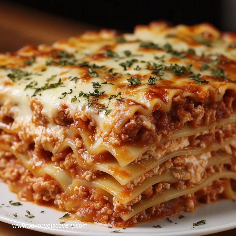 Lasagna with Cream Cheese