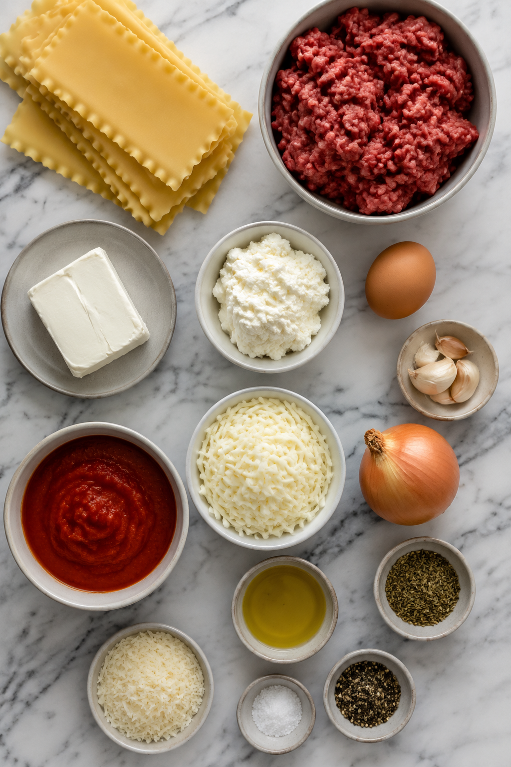 Lasagna with Cream Cheese