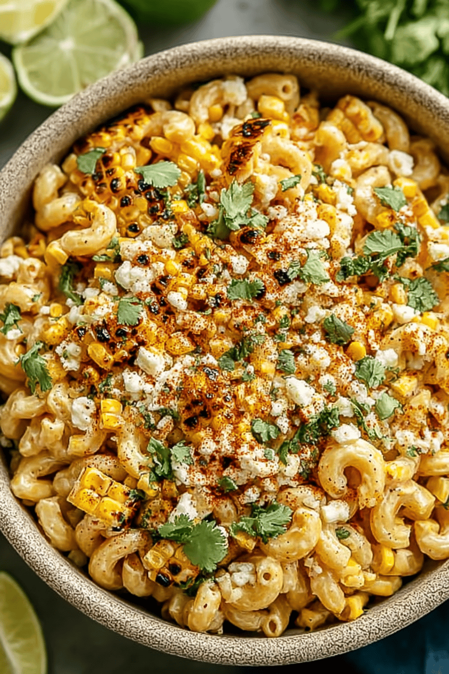 Mexican Street Corn Pasta Salad for Summer Gatherings
