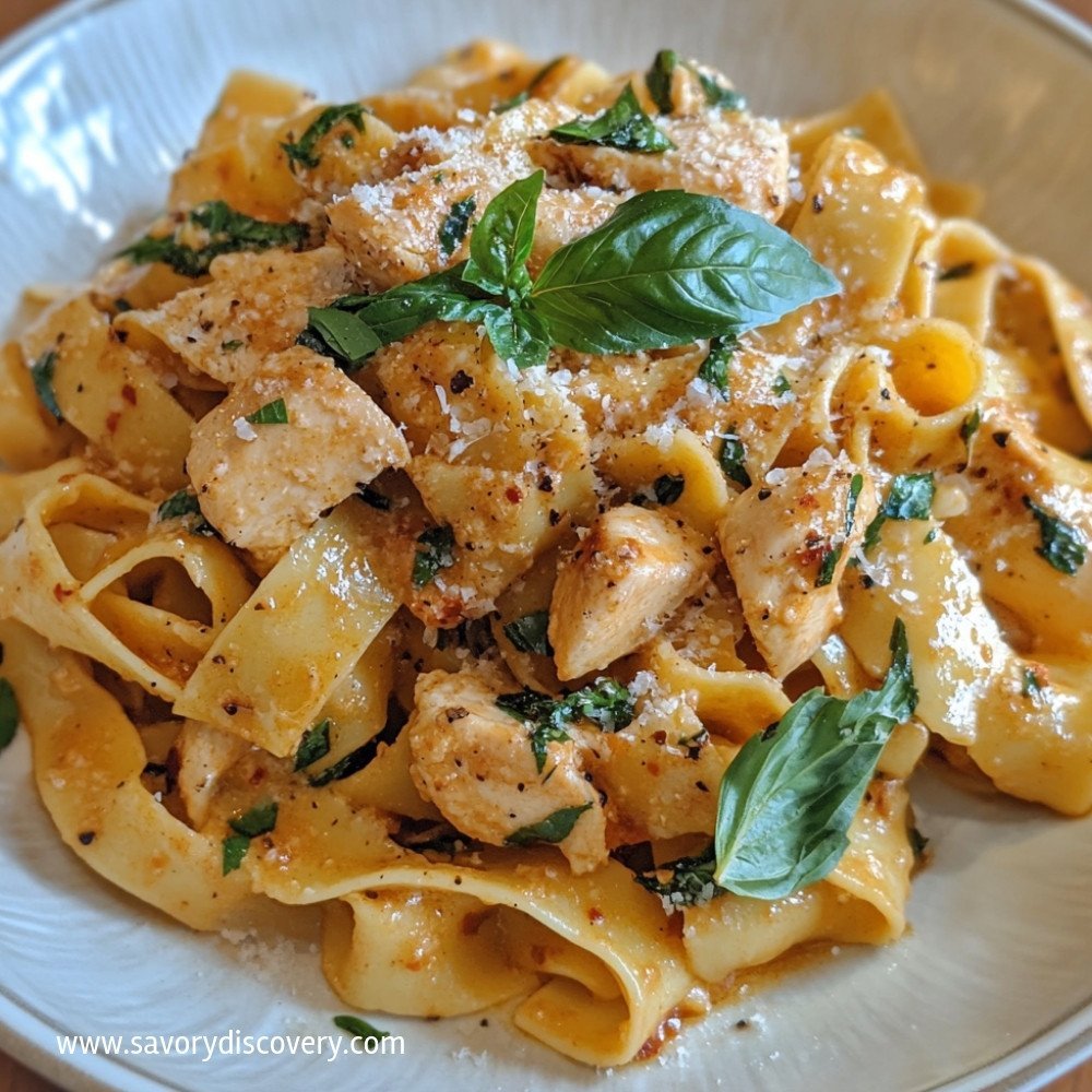 Pappardelle with Chicken