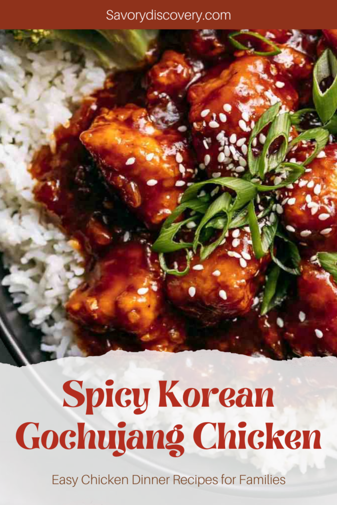 Spicy Korean Gochujang Chicken
