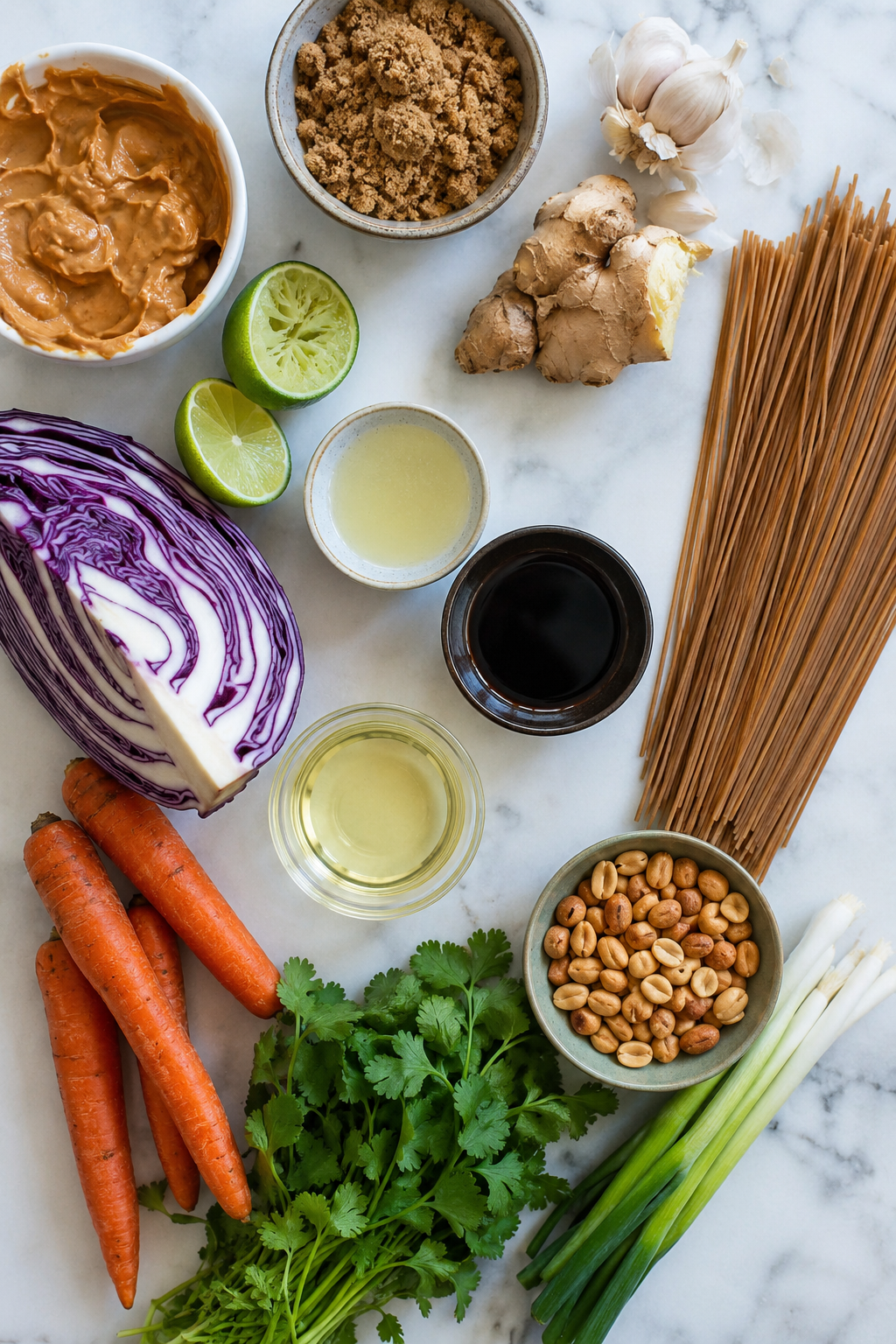 Cold Peanut Noodle Salad
