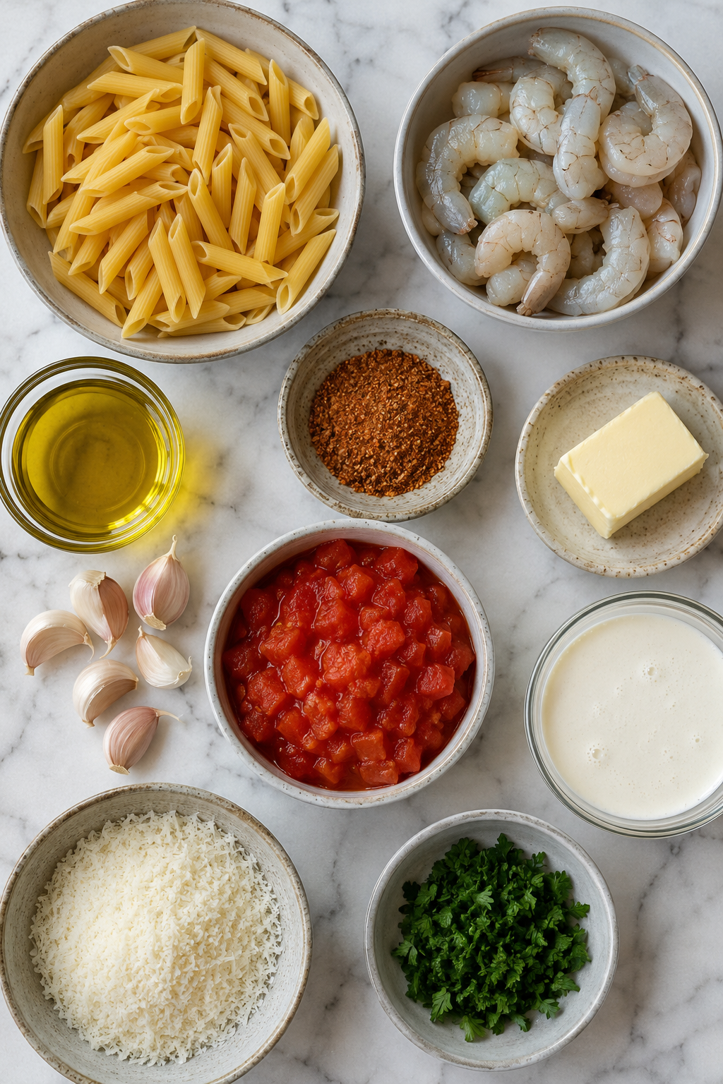 Creamy Cajun Shrimp Pasta