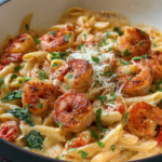 Spicy Cajun Shrimp Creamy Pasta Recipe Creamy-Cajun-Shrimp-Pasta-f