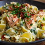 Rich Creamy Salmon Pasta Recipe for Dinner Creamy-Salmon-Pasta-f
