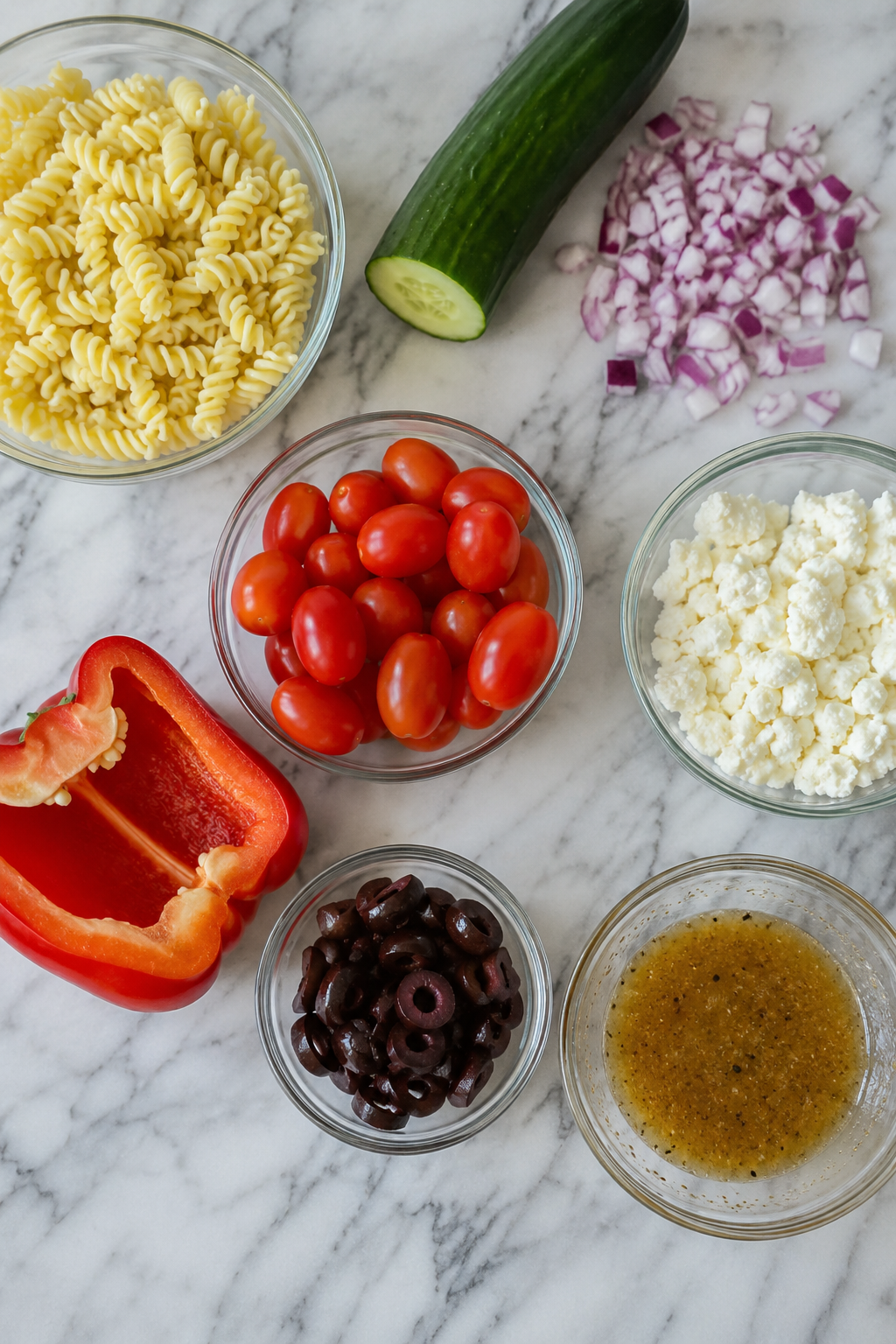 Easy Greek Pasta Salad